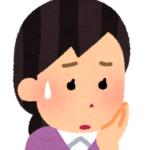 悩むママ