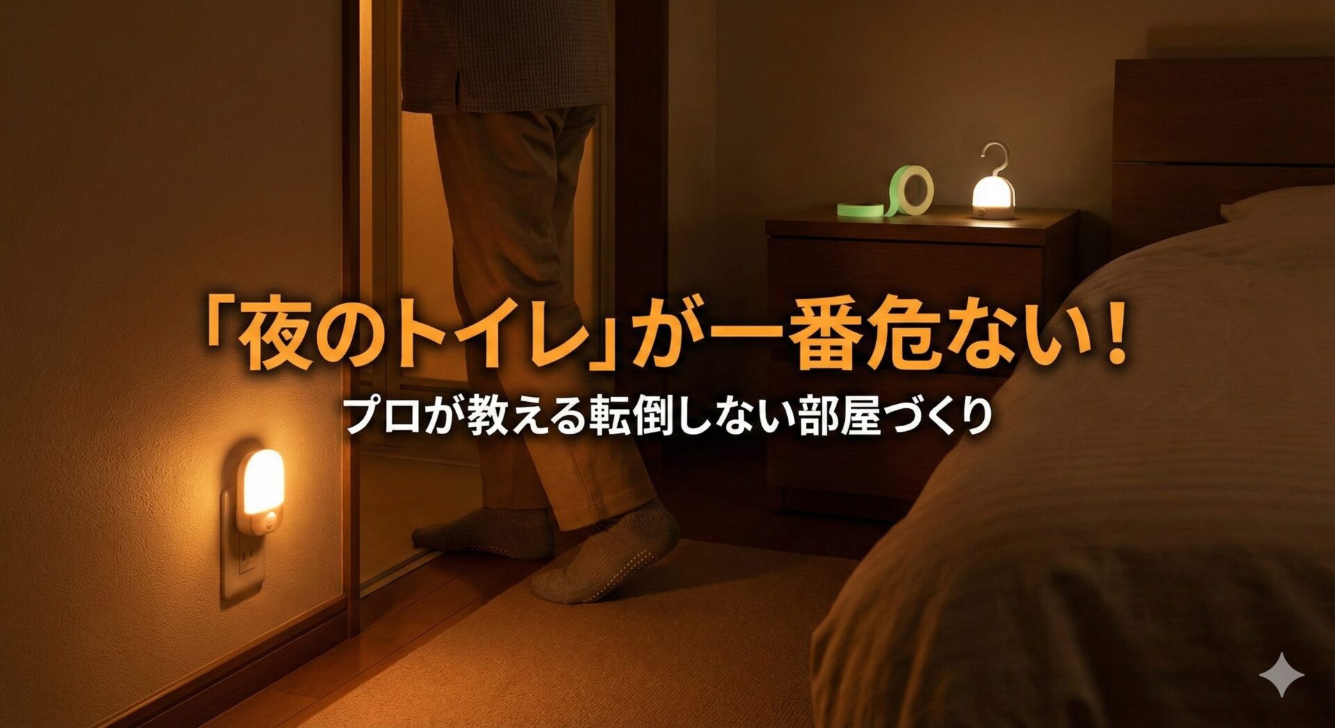 【親と同居】「夜のトイレ」が一番危ない！　プロが教える、100均グッズも活用した転倒しない部屋づくり