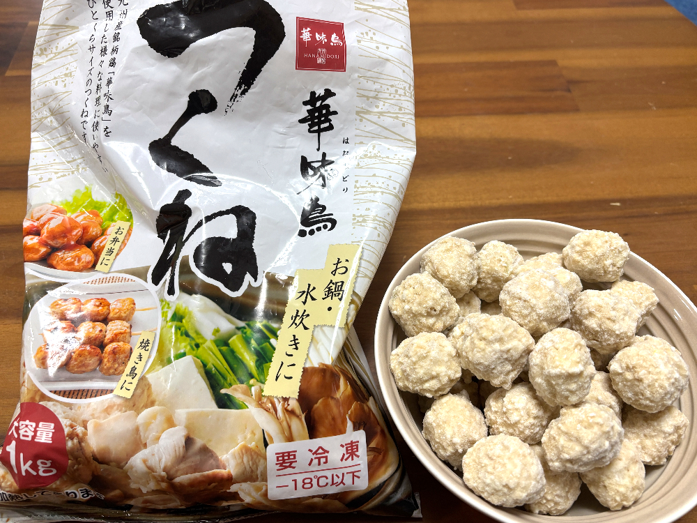 【ロピア】冷凍コーナーで購入した「華味鳥 つくね 1kg」!基本情報と第一印象は?