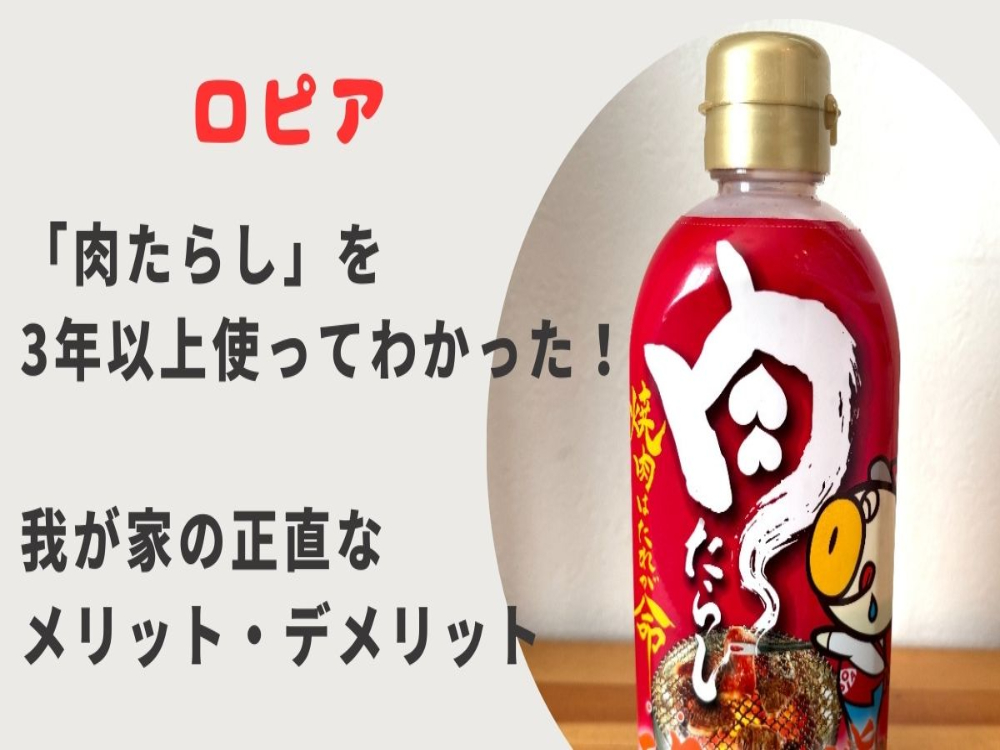 ロピア肉たらしを3年以上使ってわかった！正直なメリット・デメリット