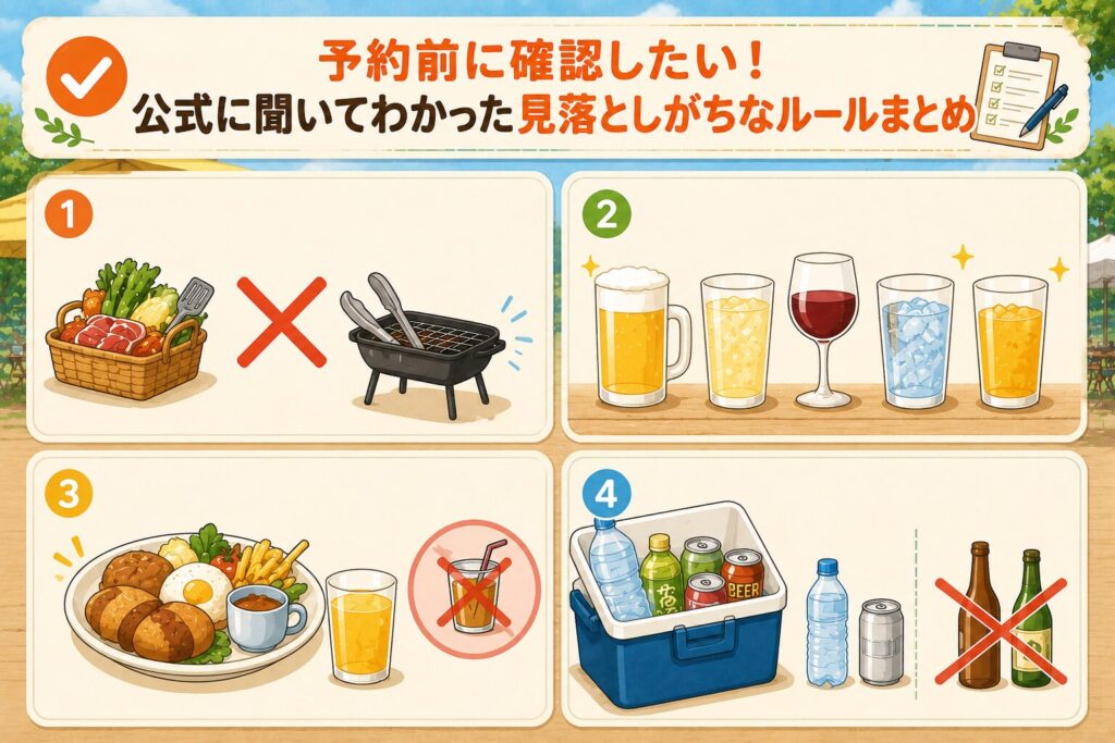 予約前に確認したい！公式に聞いてわかった見落としがちなルールまとめ