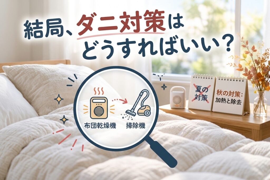 結局、ダニ対策はどうすればいい?